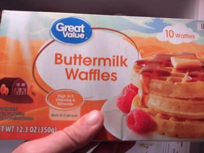 Great Value Buttermilk Waffles 70 g, Nutrition Information Innit