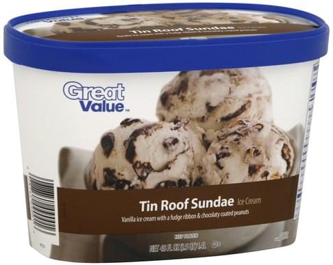 Great Value Tin Roof Sundae Ice Cream 48 Oz Nutrition Information   00078742090016 2vvgyCyNLYuFIw 0 S500 