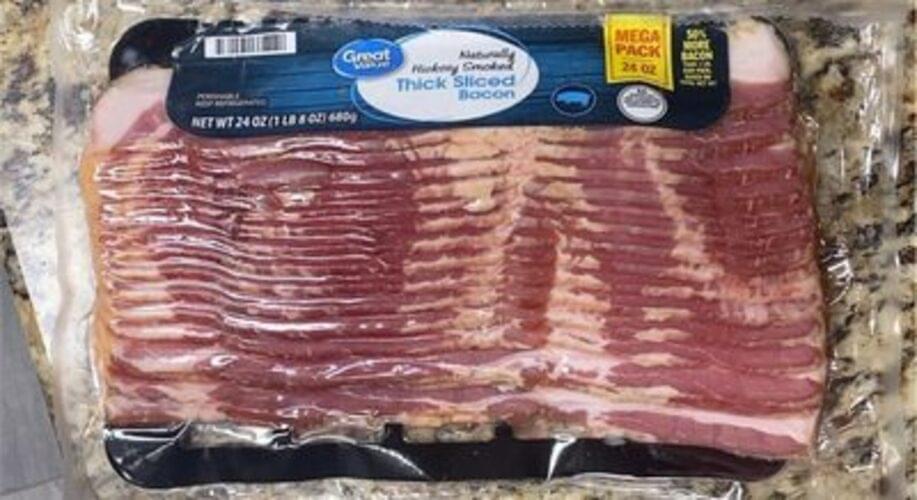 Great Value Thick Sliced Bacon - 17 g, Nutrition Information | Innit