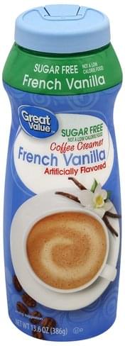 french vanilla creamer no sugar