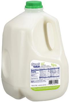 Great Value Low Fat 1/2% Milk - 1 Gal, Nutrition Information | Innit