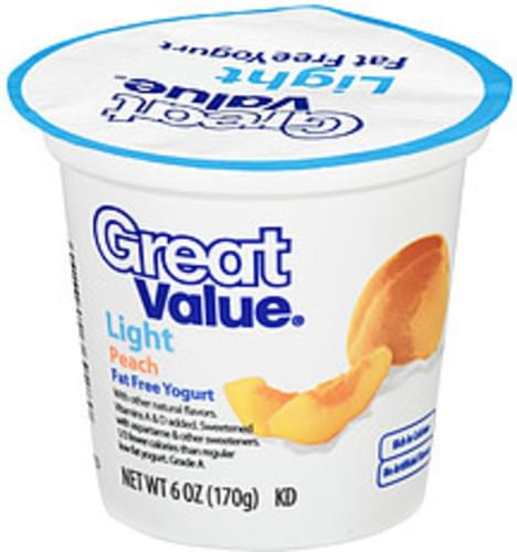 Great Value Light Greek Nonfat Yogurt Peach Nutrition Facts | Besto Blog