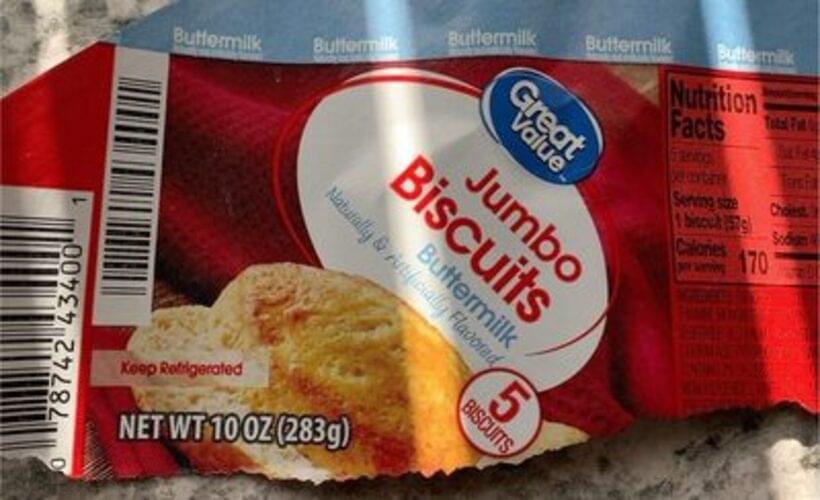 Great Value Jumbo Buttermilk Biscuits 10 Oz Nutrition Information