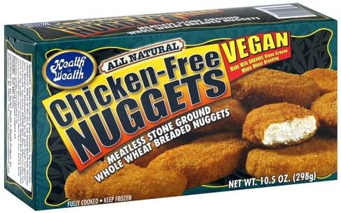 Health Is Wealth Vegan Chicken Free Nuggets 10 5 Oz Nutrition