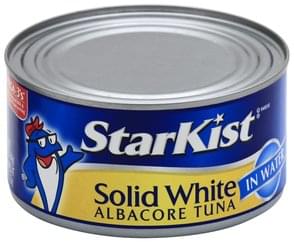 StarKist Solid White Albacore, in Water Tuna - 12 oz, Nutrition ...