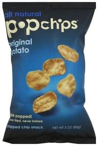 Popchips Original Potato Popped Chip Snack - 3 oz, Nutrition ...