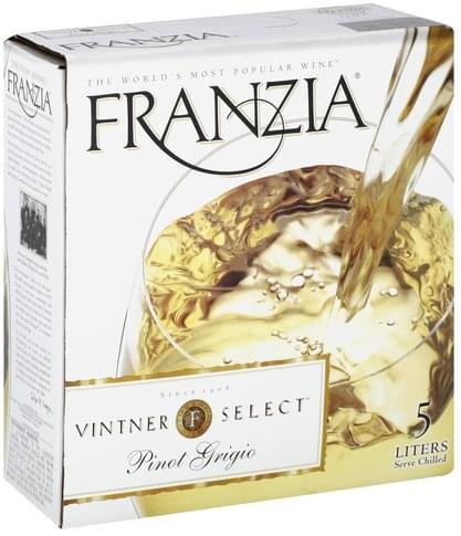 Franzia Pinot Grigio - 5 l, Nutrition Information | Innit