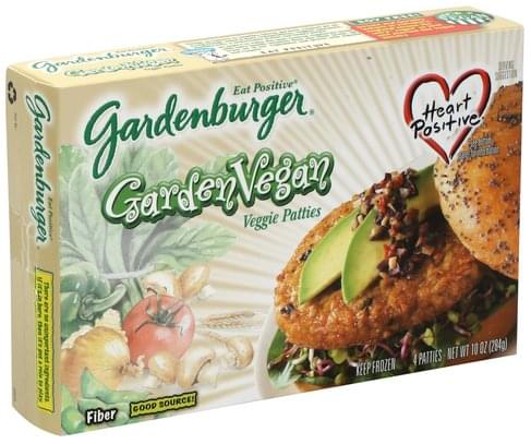 Gardenburger Garden Vegan Burgers - 4 ea, Nutrition Information | Innit