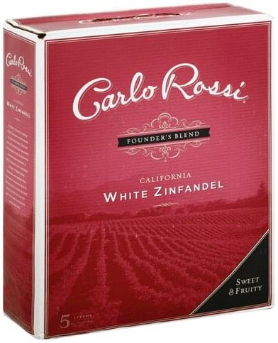 Carlo Rossi California White Zinfandel - 5 l, Nutrition Information | Innit