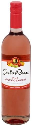 Carlo Rossi Pink Moscato Sangria - 750 Ml, Nutrition Information | Innit