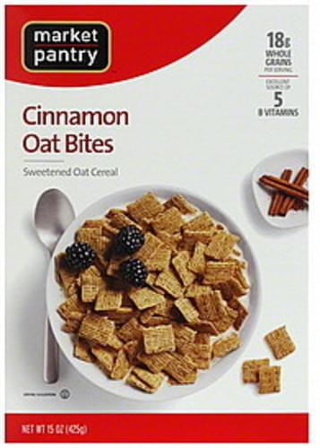 Market Pantry Cinnamon Oat Bites Cereal 15 Oz Nutrition