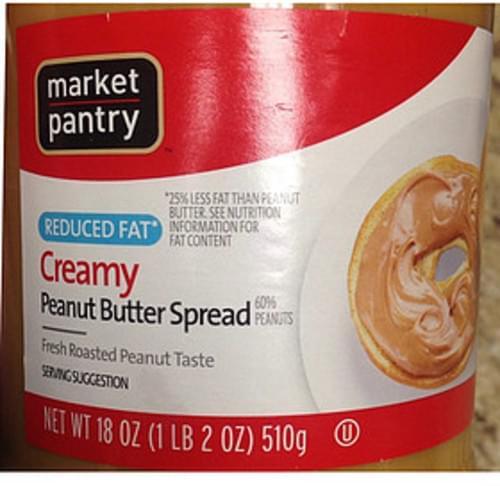 Market Pantry Creamy Peanut Butter Spread 35 G Nutrition