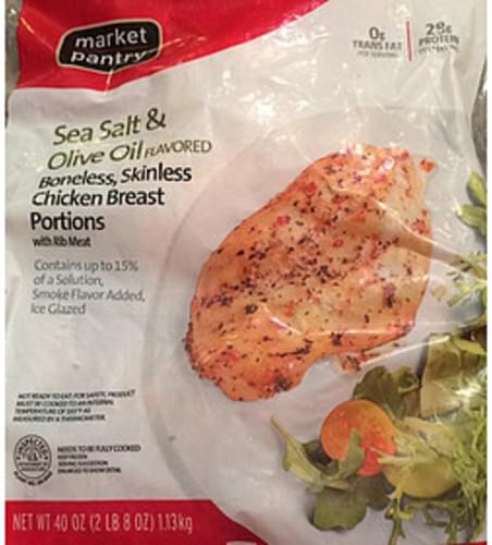 Market Pantry Skinless Chicken Breasts Sea Salt Olive Oil