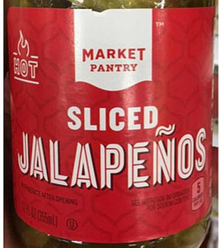 Market Pantry Hot Sliced Jalapenos 28 G Nutrition Information