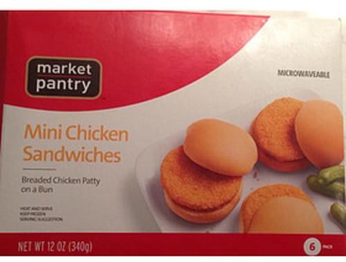 Market Pantry Mini Chicken Sandwiches 113 G Nutrition