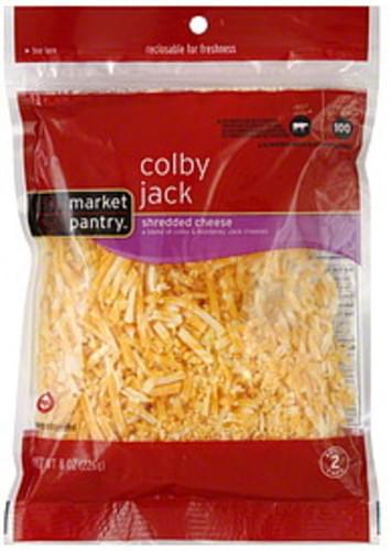 Market Pantry Colby Jack Shredded Cheese 8 Oz Nutrition