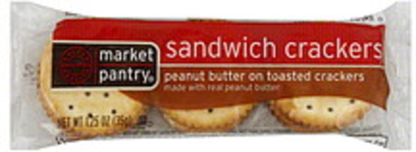 Market Pantry Peanut Butter Sandwich Crackers 1 25 Oz Nutrition