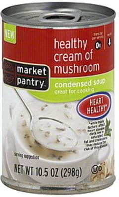 Market Pantry Condensed Healthy Cream Of Mushroom Soup 10 5 Oz