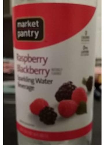 Market Pantry Raspberry Blackberry Sparkling Water 240 Ml