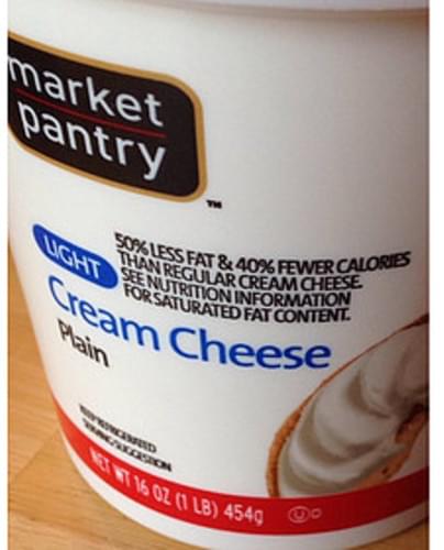 Market Pantry Plain Light Cream Cheese 30 G Nutrition