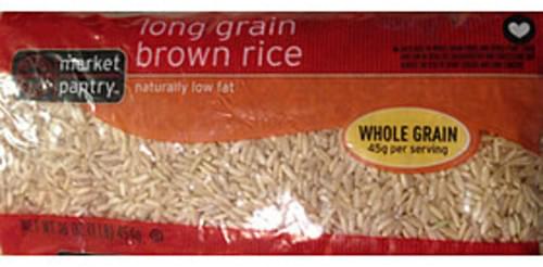 Market Pantry Long Grain Brown Rice 45 G Nutrition Information