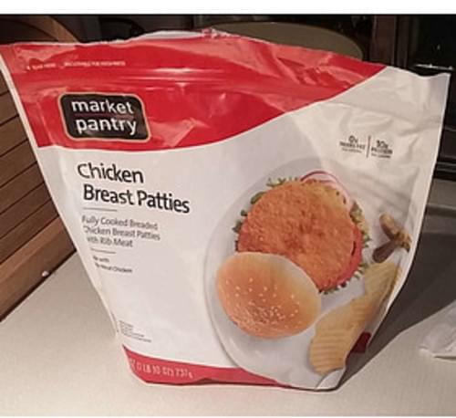 Market Pantry Chicken Breast Patties 74 G Nutrition Information