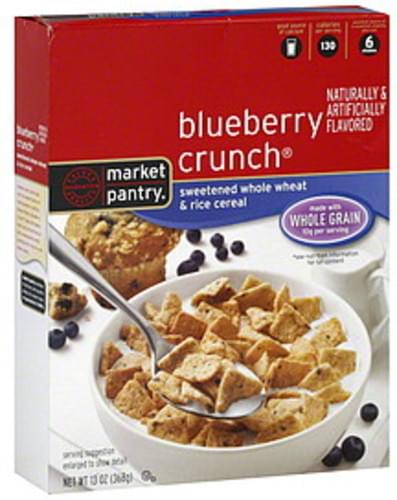 Market Pantry Blueberry Crunch Cereal 13 Oz Nutrition