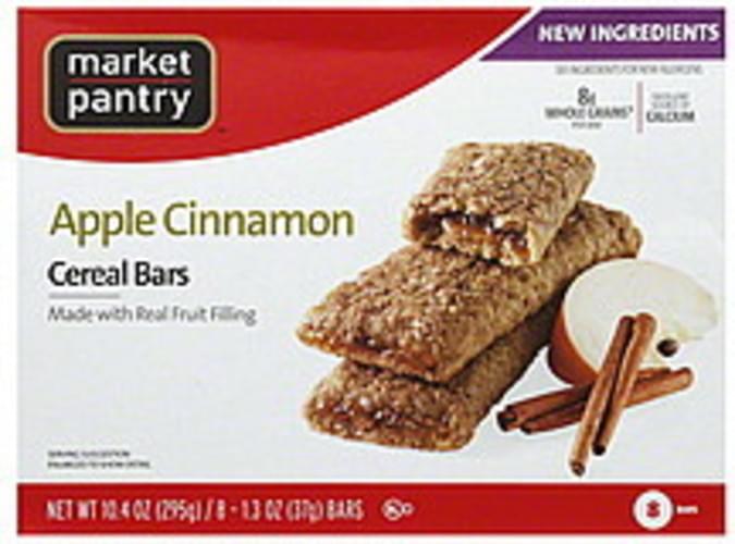 Market Pantry Apple Cinnamon Cereal Bars 8 Ea Nutrition