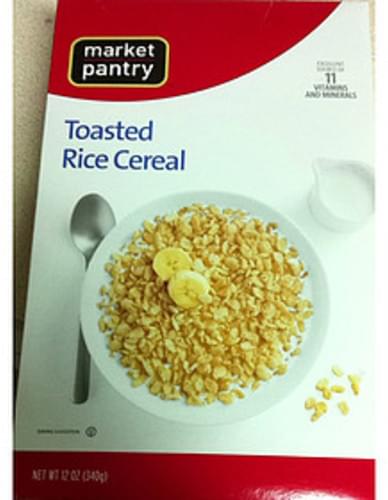 Market Pantry Toasted Rice Cereal 33 G Nutrition Information