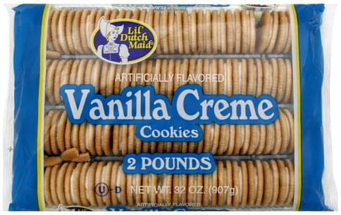 Lil Dutch Maid Vanilla Creme Cookies - 32 oz, Nutrition Information | Innit