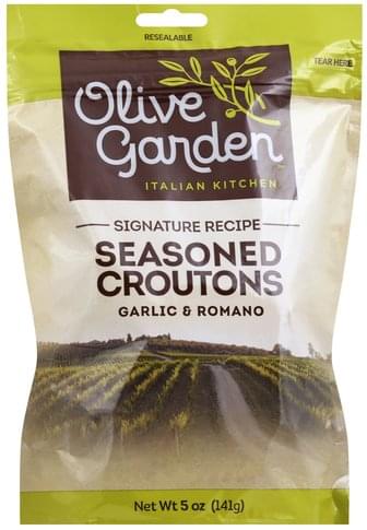 Olive Garden Seasoned Garlic Romano Croutons 5 Oz Nutrition