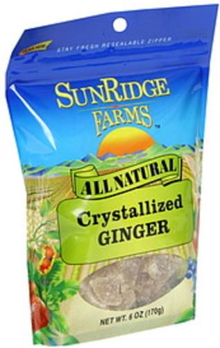 Sunridge Farms Crystallized Ginger 6 Oz Nutrition Information Innit 7967