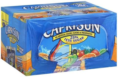 Capri Sun Tropical Punch Value Pack Juice Drink Blend 20 Ea   00087684001202 WkRAJSyPazx6Iw 0 S500 