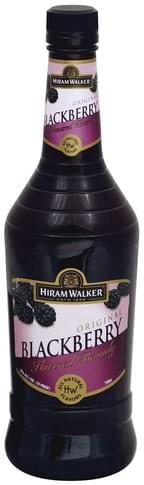 Hiram Walker Blackberry Flavored, Original Brandy - 750 ml, Nutrition ...