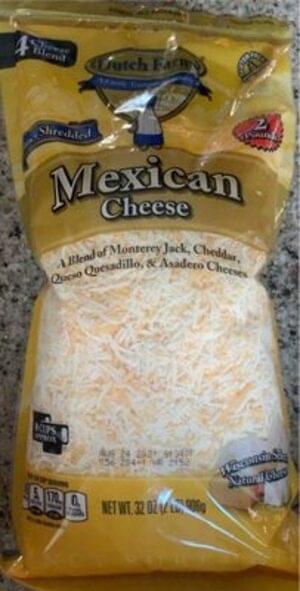 Dutch Farms Fancy Shredded Mexican Cheese 2 Lb Nutrition Information Innit 