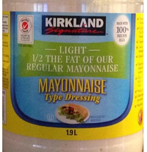 Kirkland Signature Light Mayonnaise Type Dressing 15 Ml Nutrition Information Innit