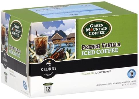 green mountain french vanilla iced coffee k cups nutrition - Diller