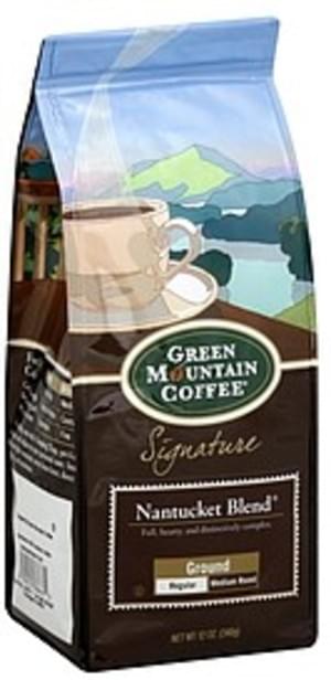 Green Mountain Ground Nantucket Blend Medium Roast Regular Green