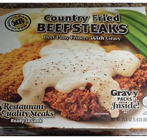 Mistica Ranch Meats with Gravy Country Fried Beef Steaks - 94 g ...