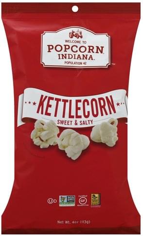 popcorn indiana kettle corn sweet and salty nutrition facts