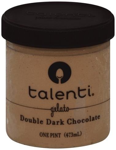 Talenti Double Dark Chocolate Gelato - 1 pt, Nutrition Information | Innit