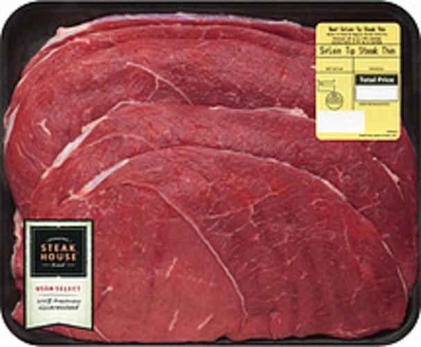 Walmart Sirloin Tip Steak Thin Fresh Beef 0.85 lb, Nutrition