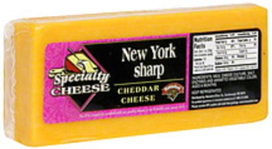 Hannaford New York Sharp Cheddar Cheese - 0.75 Lb, Nutrition ...