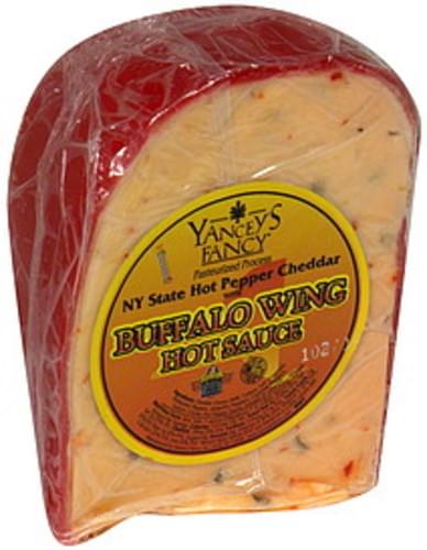 Yanceys Fancy With Buffalo Wing Hot Sauce Ny State Hot Pepper Cheddar 059 Lb Nutrition