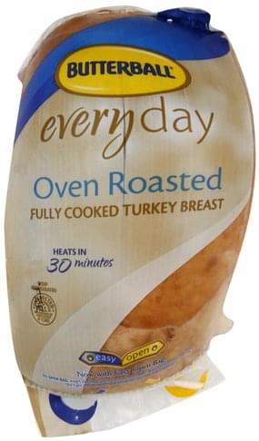 Butterball Oven Roasted, Fully Cooked Turkey Breast - 1 Ea, Nutrition ...