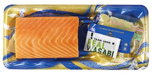 Wegmans Salmon Sashimi Style Asian Food - 6 Oz, Nutrition 