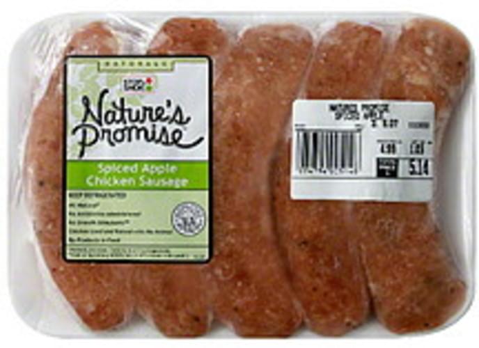 Natures Promise Spiced Apple Chicken Sausage - 5 ea ...
