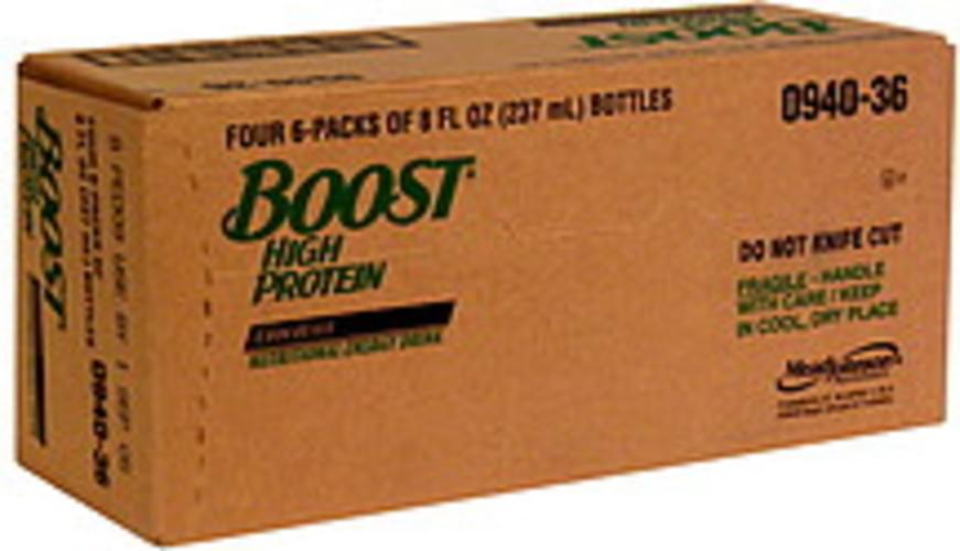 Boost Chocolate Nutritional Energy Drink 4 Ea Nutrition Information