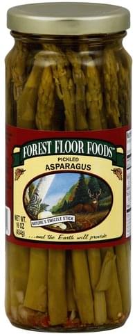 Forest Floor Foods Pickled Asparagus 16 Oz Nutrition