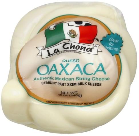 La Chona Queso Oaxaca - 12 oz, Nutrition Information | Innit